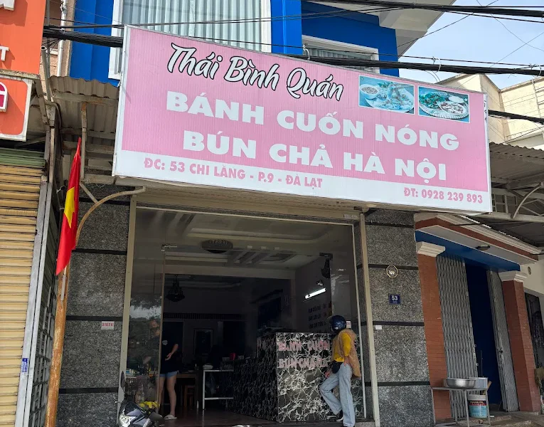 Bánh cuốn nóng, Bún Chả Hà Nội Thái Bình Quán